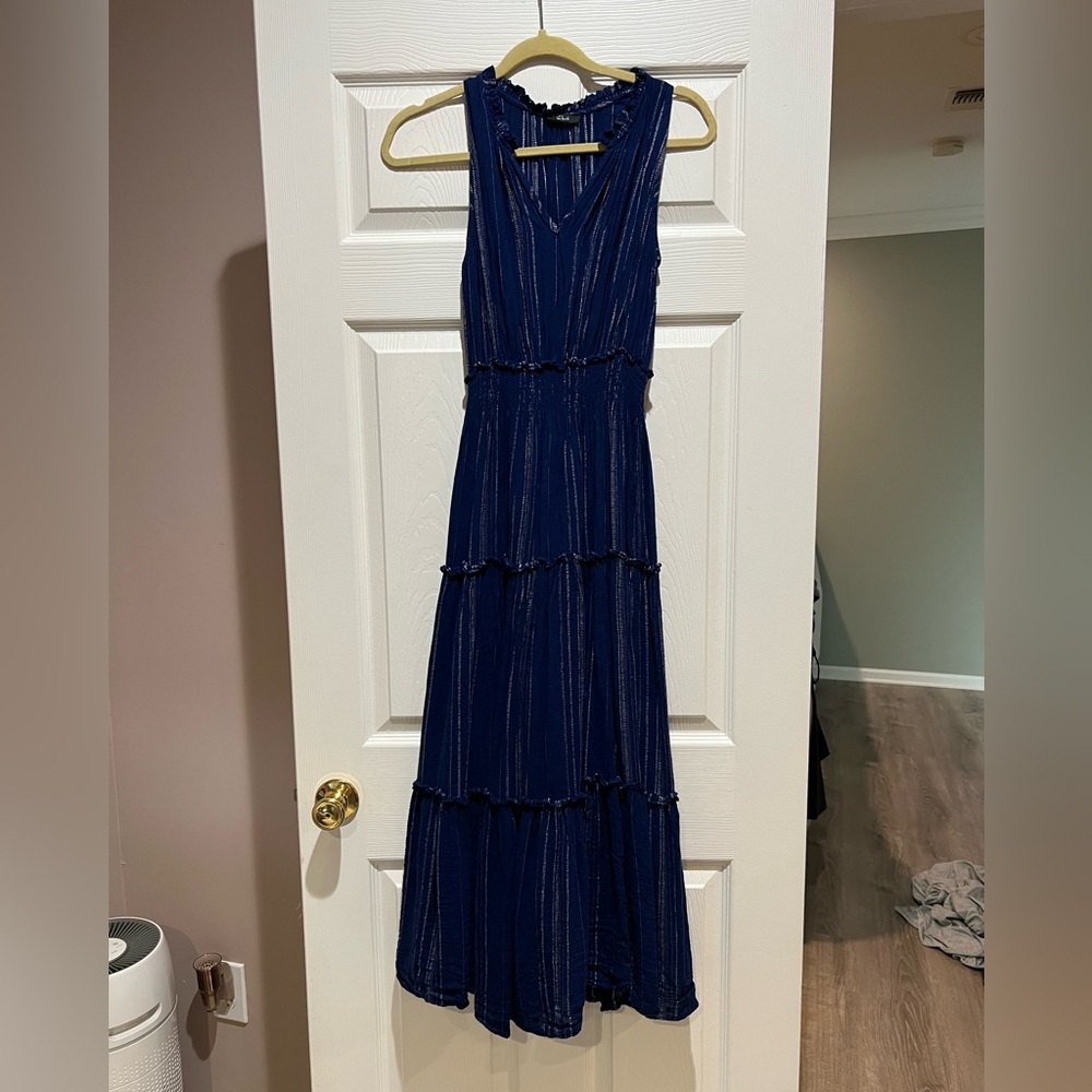 Rails Midnight Blue Tiered Maxi Dress